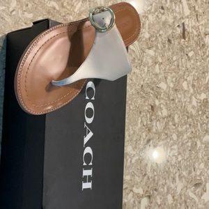 Coach Lesli Leather Sandal